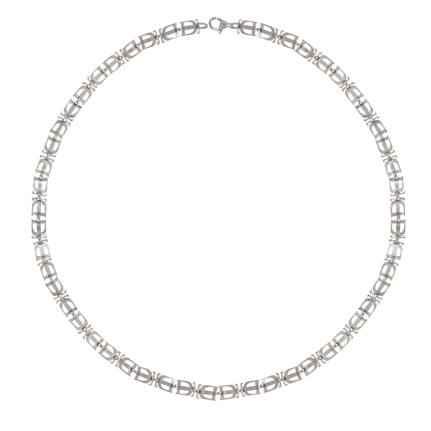 Dime Tribe Men's Silver  Signature Necklace In Silver