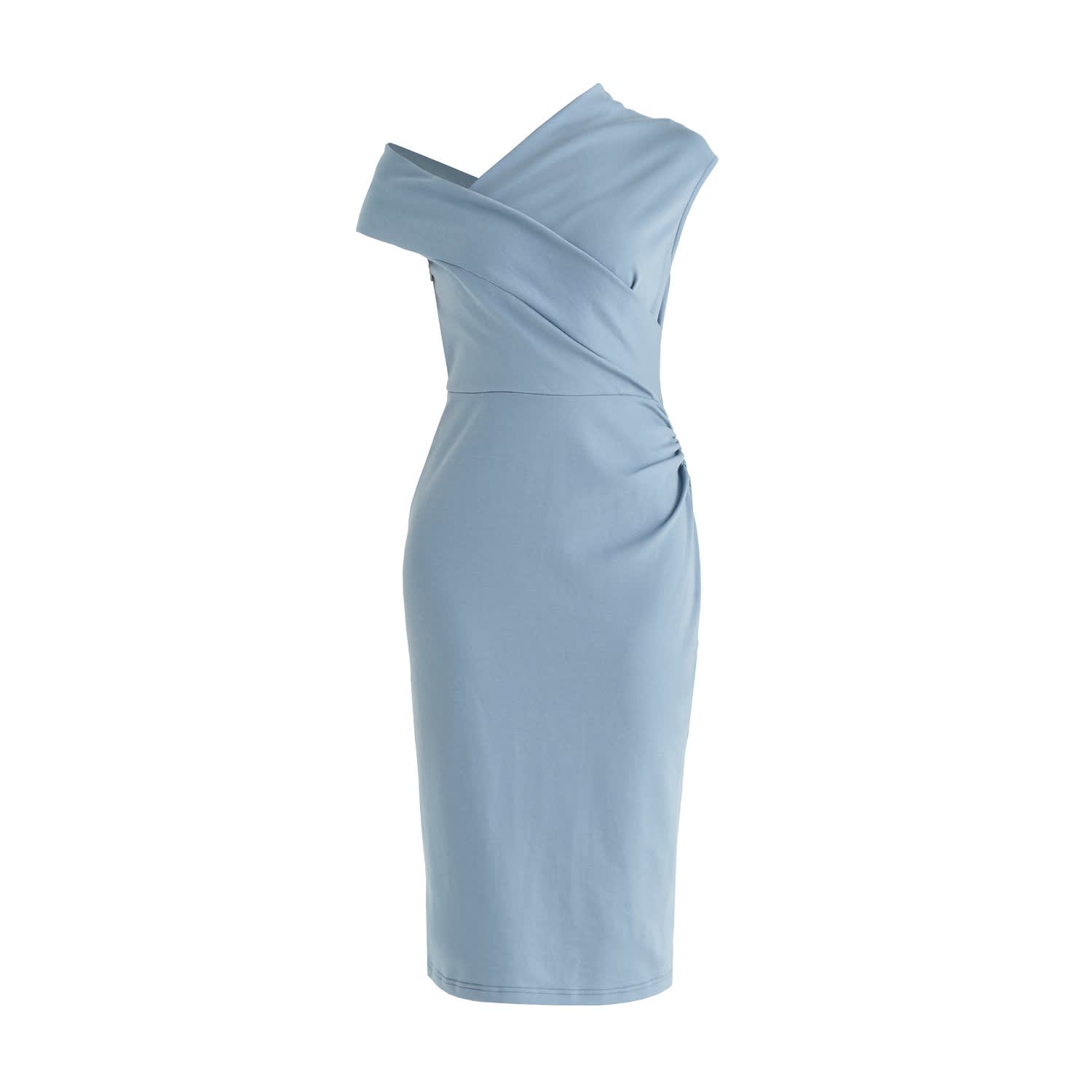 light jersey wrap dress