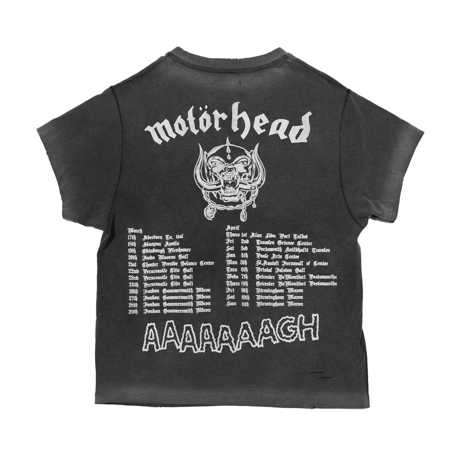 Motorhead | Aaaaaaagh 1982 | Vintage Band T-Shirt | Heavy Relic Black |  Other | Wolf u0026 Badger