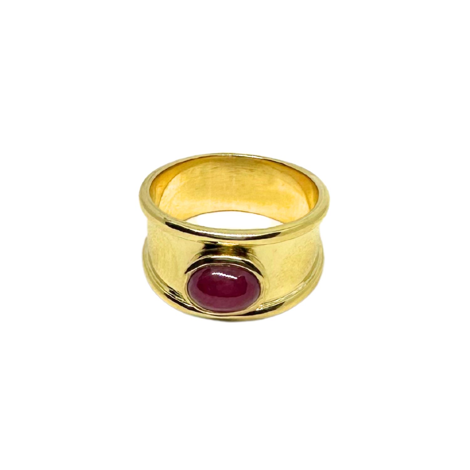 Tg-jewellery By Tamara Gervasio Women's Gold / Red Ruby Ring In Yellow Gold One Of A Kind
