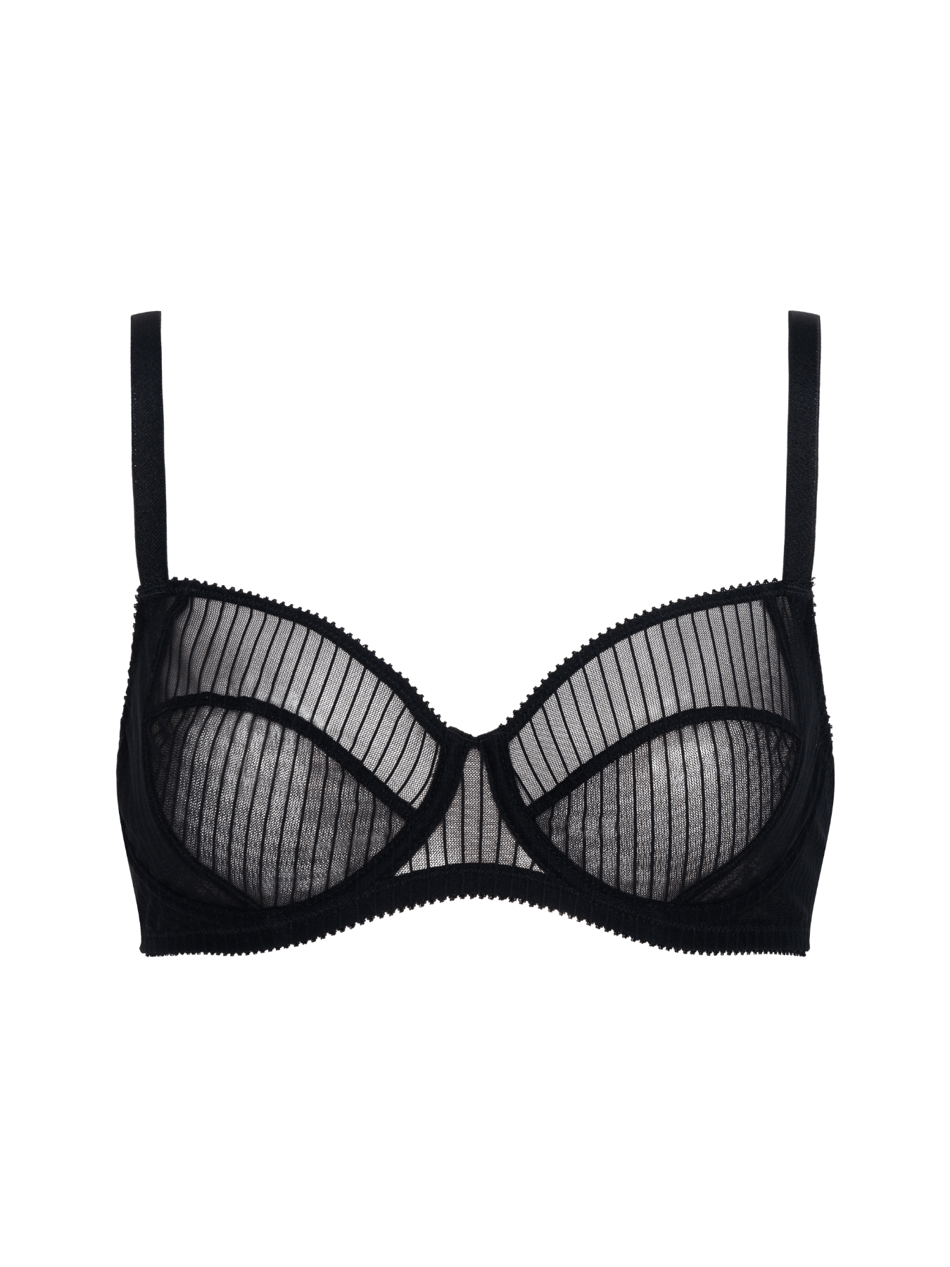 Bonbon Lingerie Women's Black Stardust Underwired Bra In Black