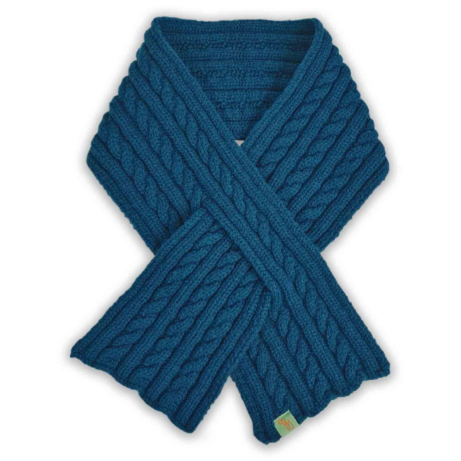 Otto & Spike Women's Scarves - Prima - Scarfette - Diesel Blue In Blue