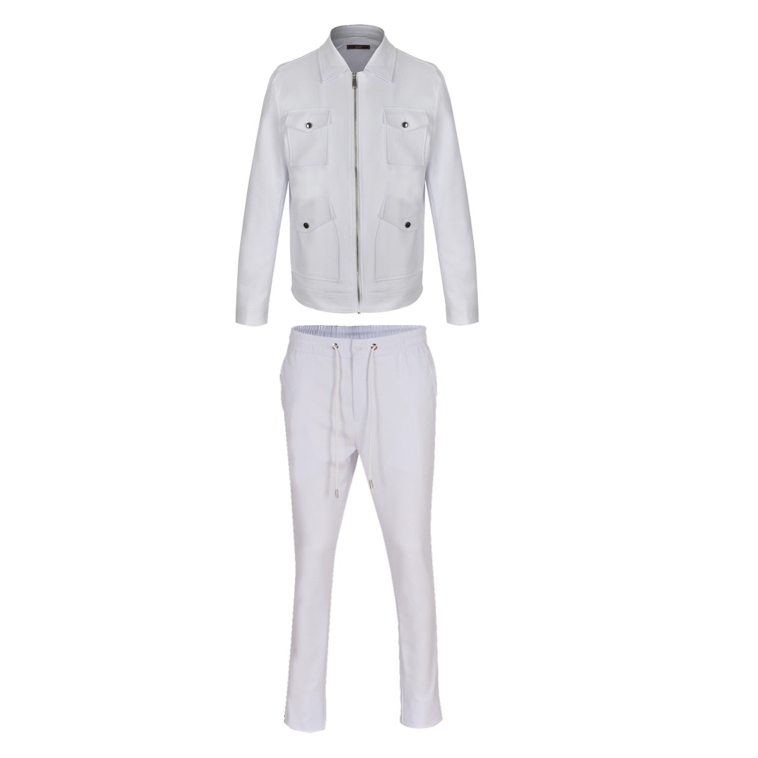 Men’s Ashford Trucker Set - White Extra Large David Wej