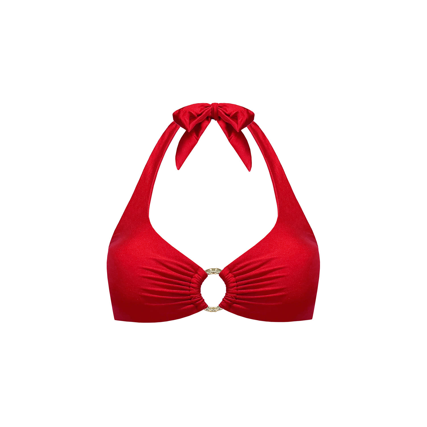 Monarch Women's Nicole Halter Bikini Top - Red