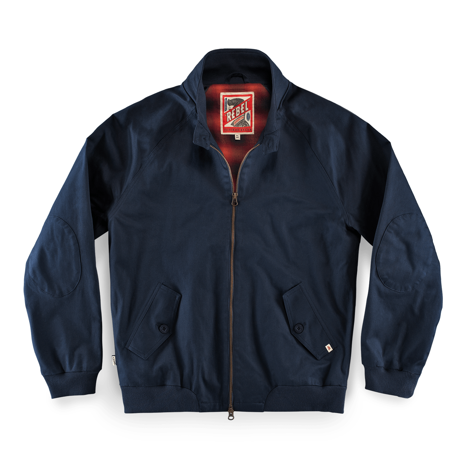 &sons Trading Co Men's &sons Rebel Harrington Jacket Navy In Blue