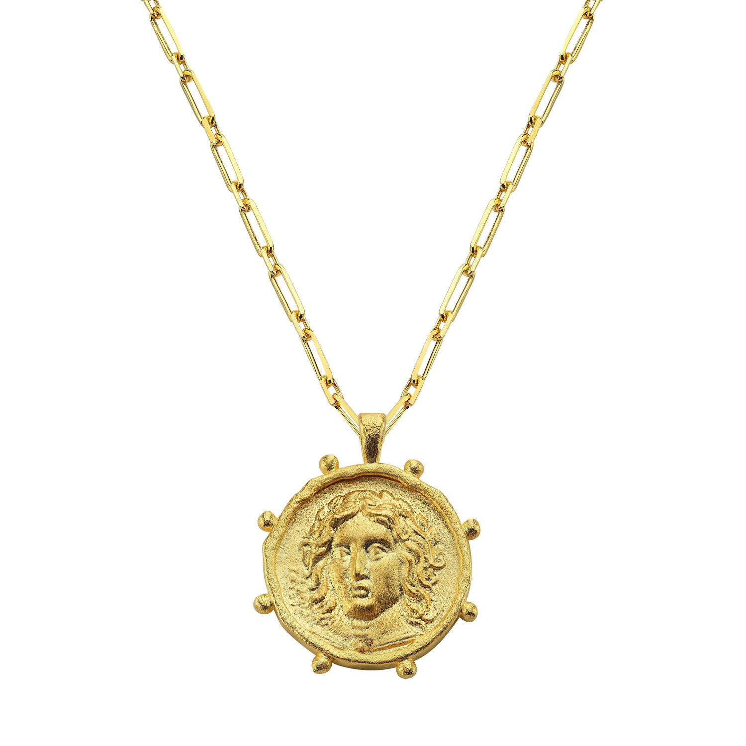 Assuwa Gold Apollo Men's Necklace