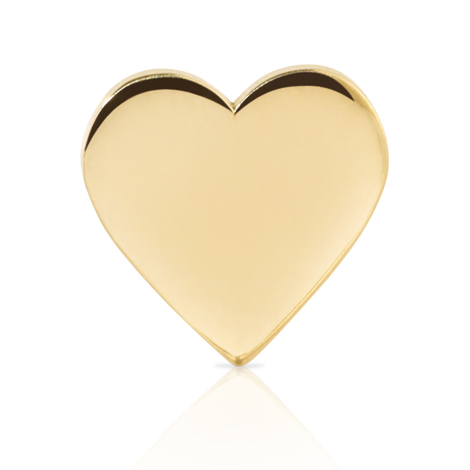 Maya Brenner Women's 14k Gold Heartfelt Stud In Gold