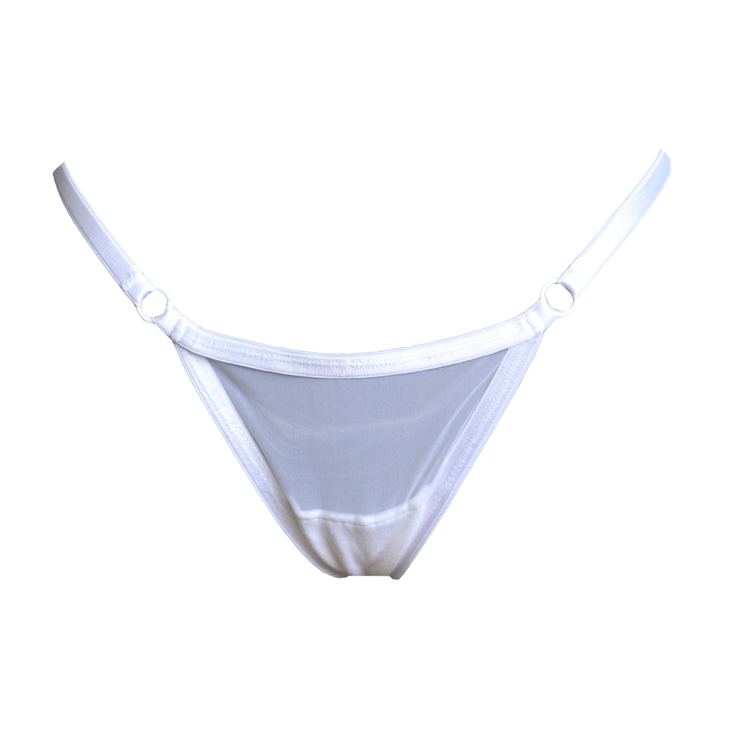 Women’s Phoebe Low-Rise White Thong Extra Small Hidden Beneath