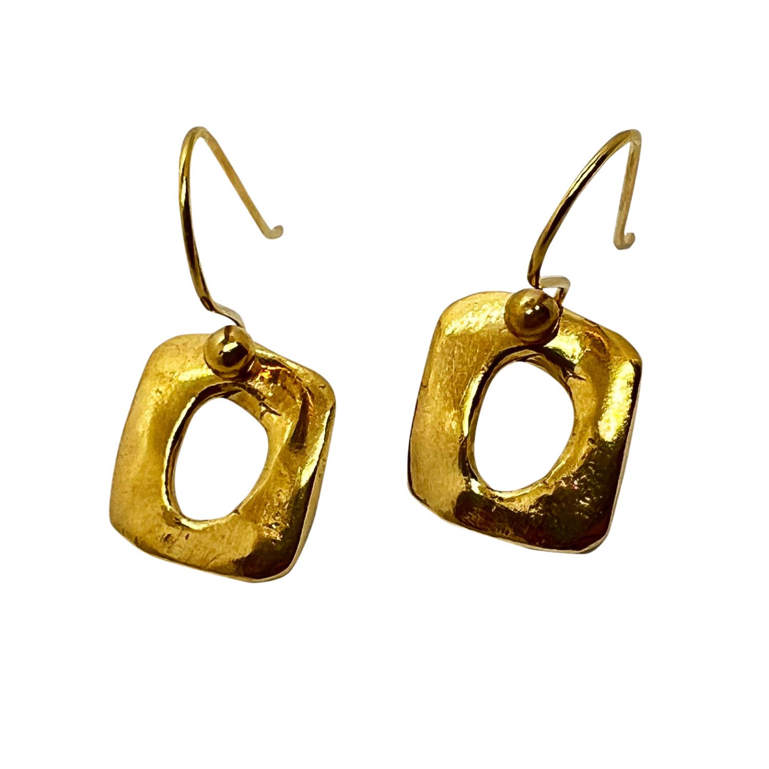 Karen Hallam Women's Coco Earrings Gold Plated