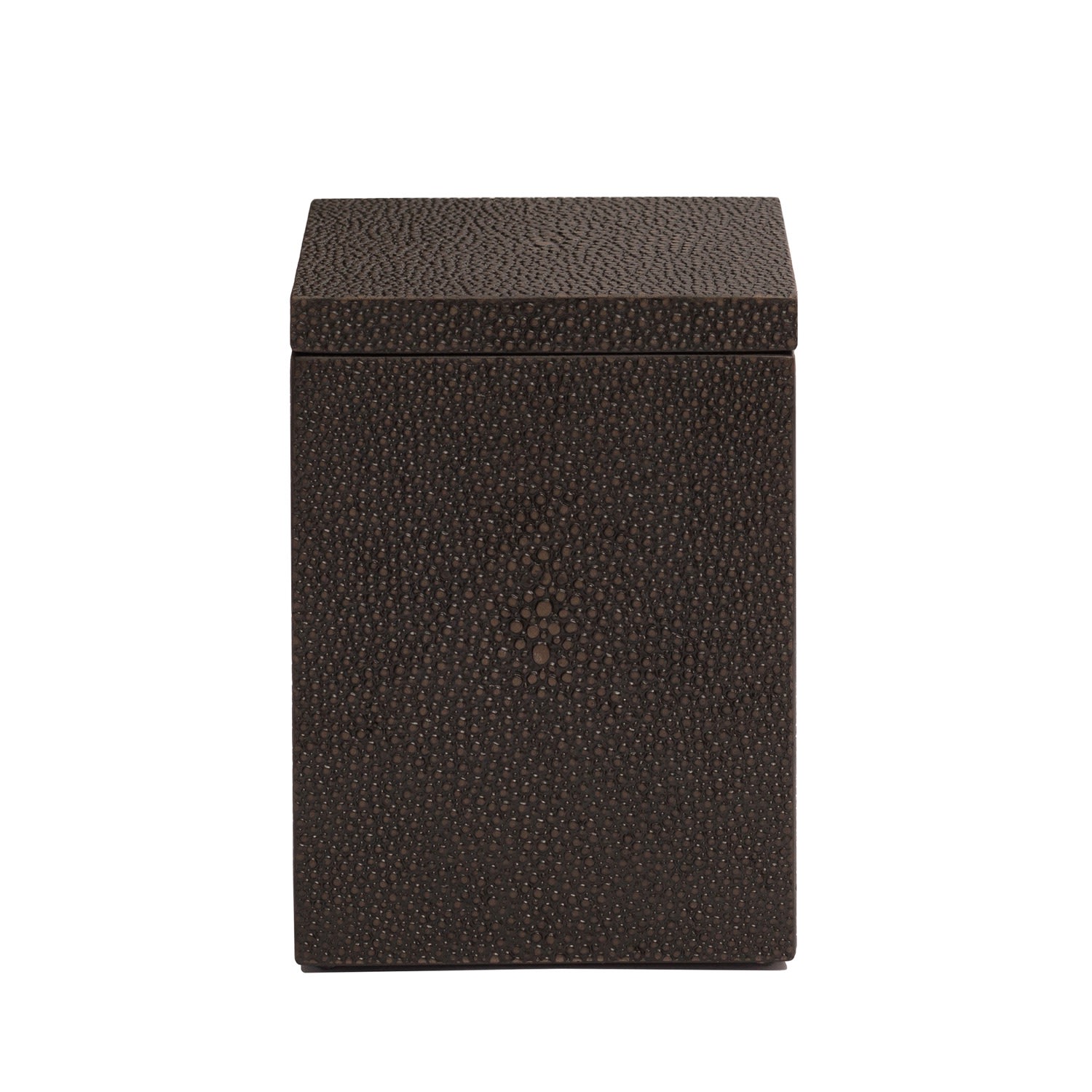 Brown Chelsea Cotton Wool Box - Shagreen Chocolate Posh Trading Company