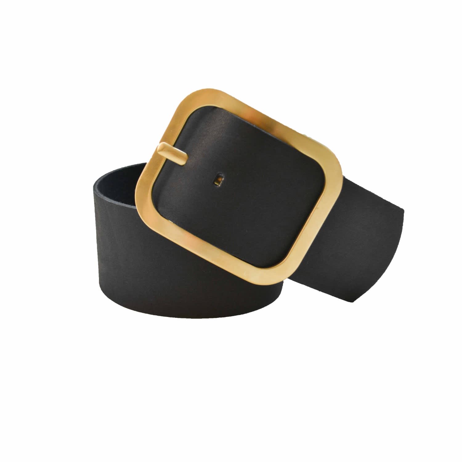 wide leather waist belt