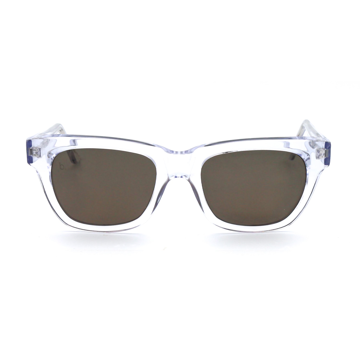 Women’s Neutrals The Arcata Wayfarer Sunglasses In Crystal Clear Brook Eyewear