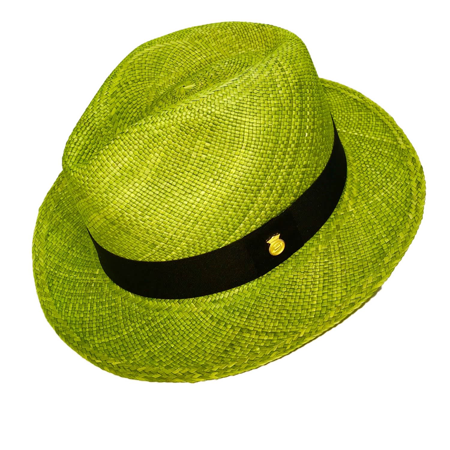 green panama hat