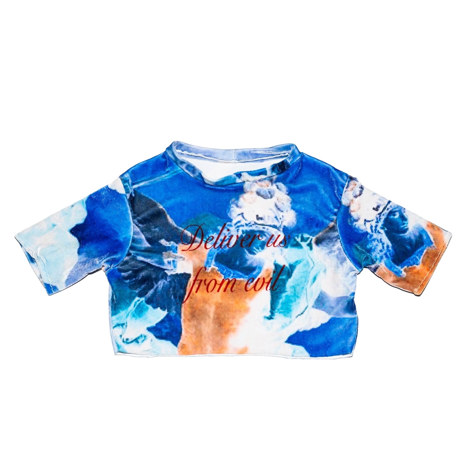 Women’s Blue Battle Baby Tee Xs/S Drink. more. water