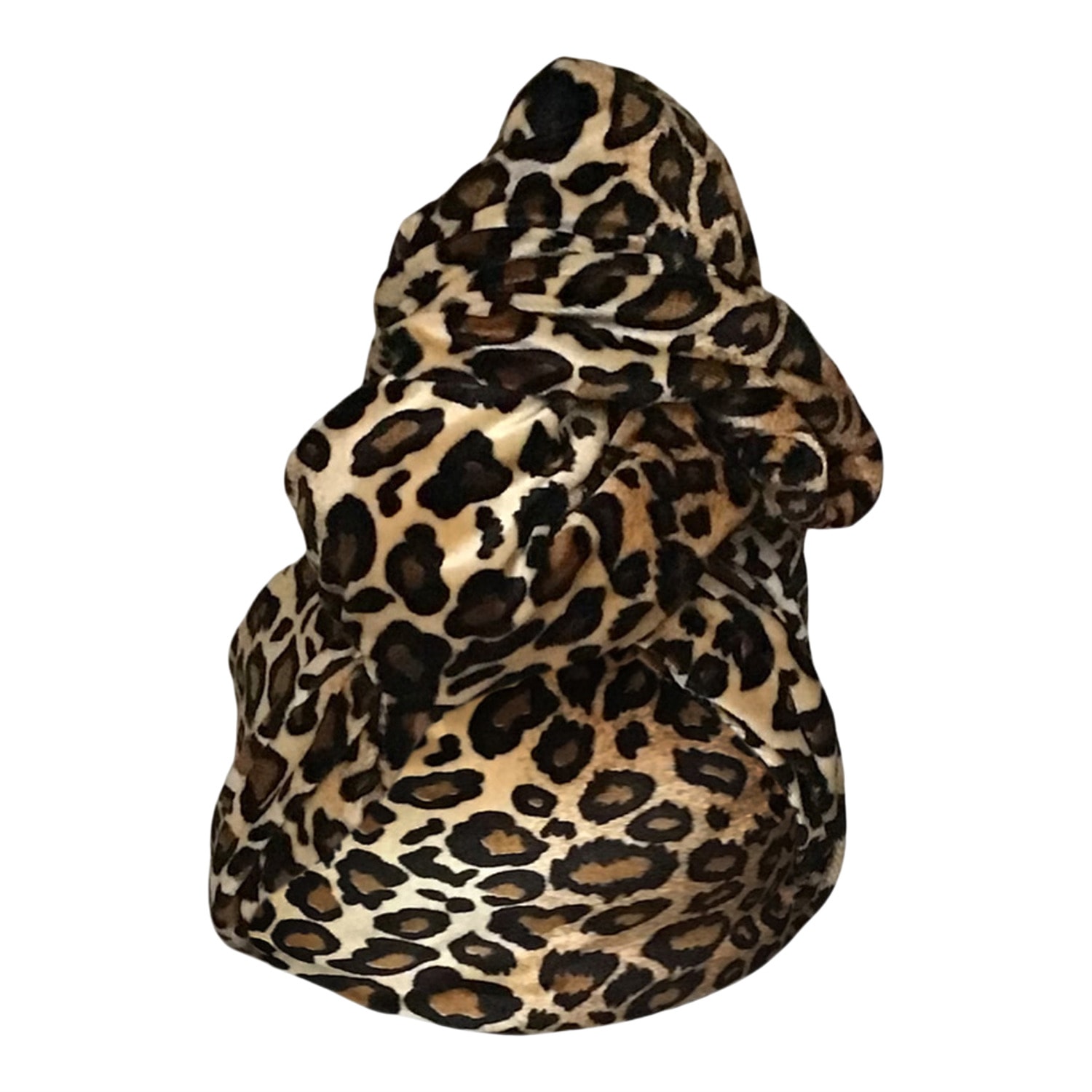 Women's Brown Twisturban Turban In Leopard Print Stretch Velvet | Romer Millinery