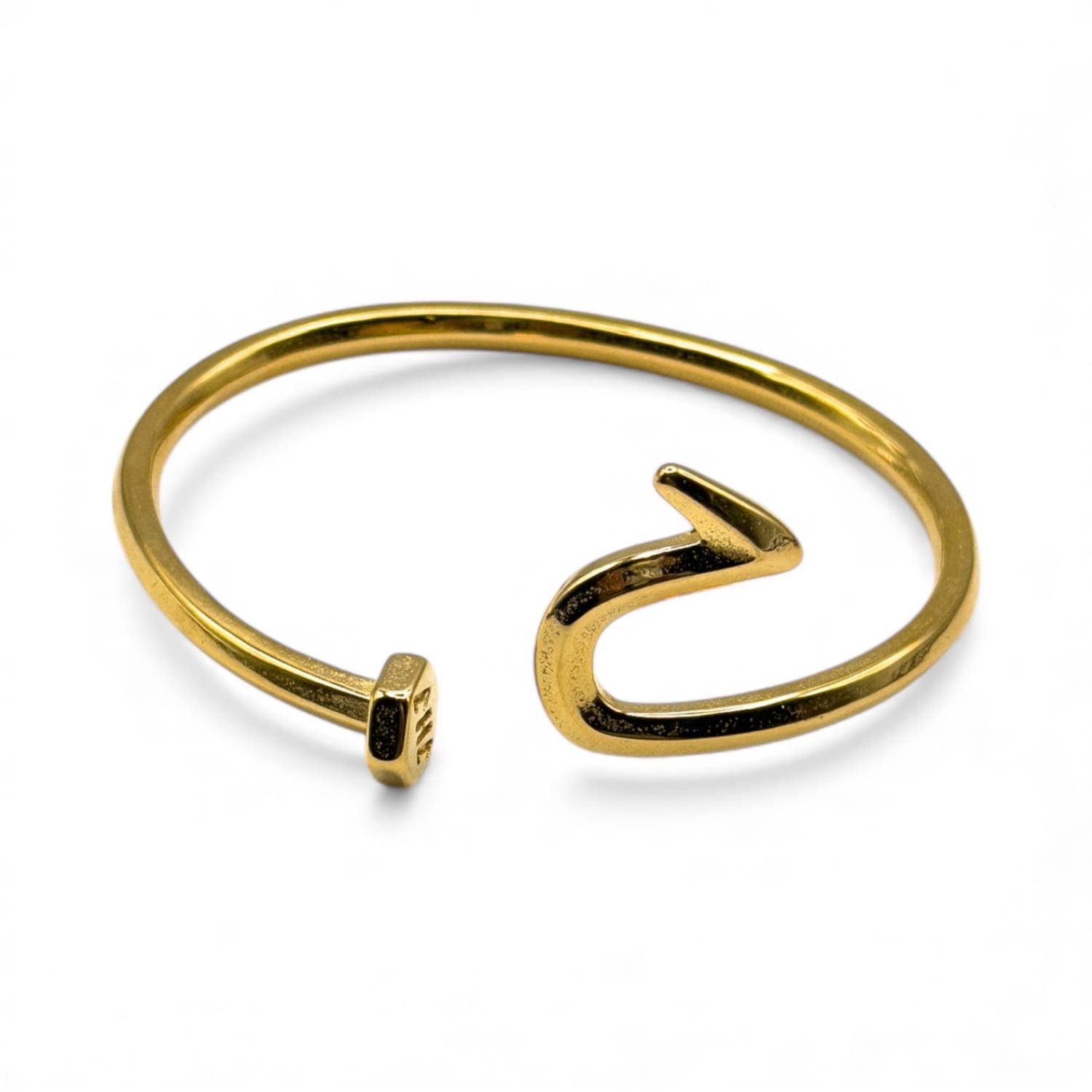 Jagged Halo Jewelry Women's Gold Nailed It Cuff Bangle In Gold