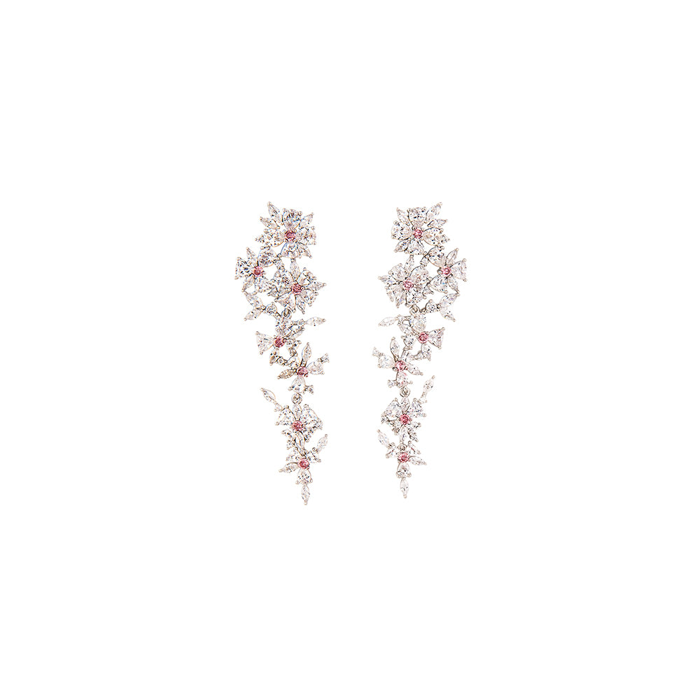Stephanie Browne Australia Women's Silver Sakura Earrings