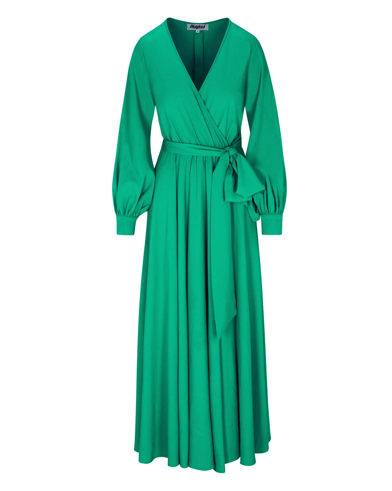 Meghan Fabulous Women's Green Lilypad Maxi Dress - Emerald