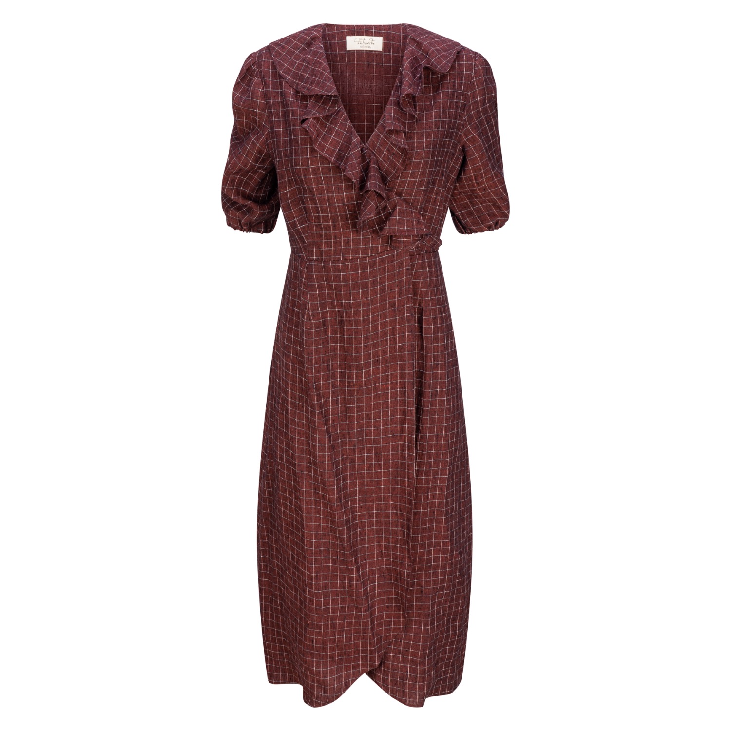 chinese dress ladies The Wrap Dress in Linen