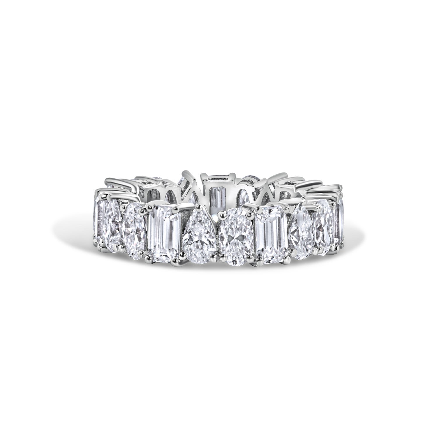 Viviana Halil Women's The Gemma Moissanite Ring In Sterling Silver