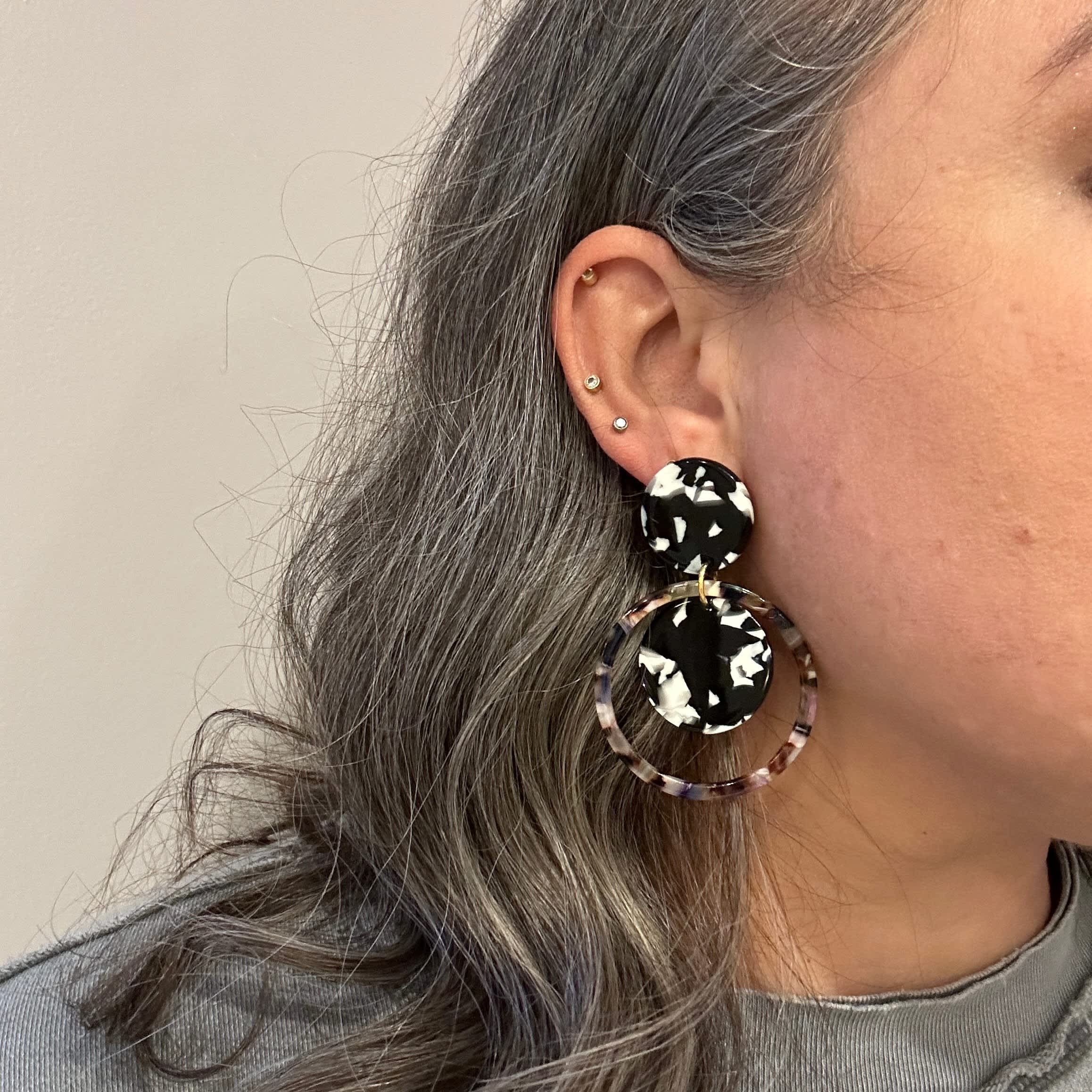 Meteorite earrings shop
