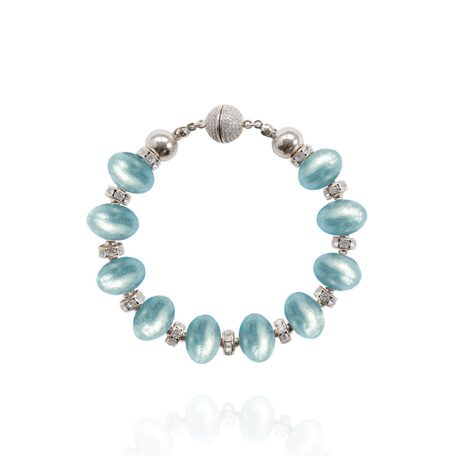 Saule Label Women's Mika Bracelet In Aqua Blue