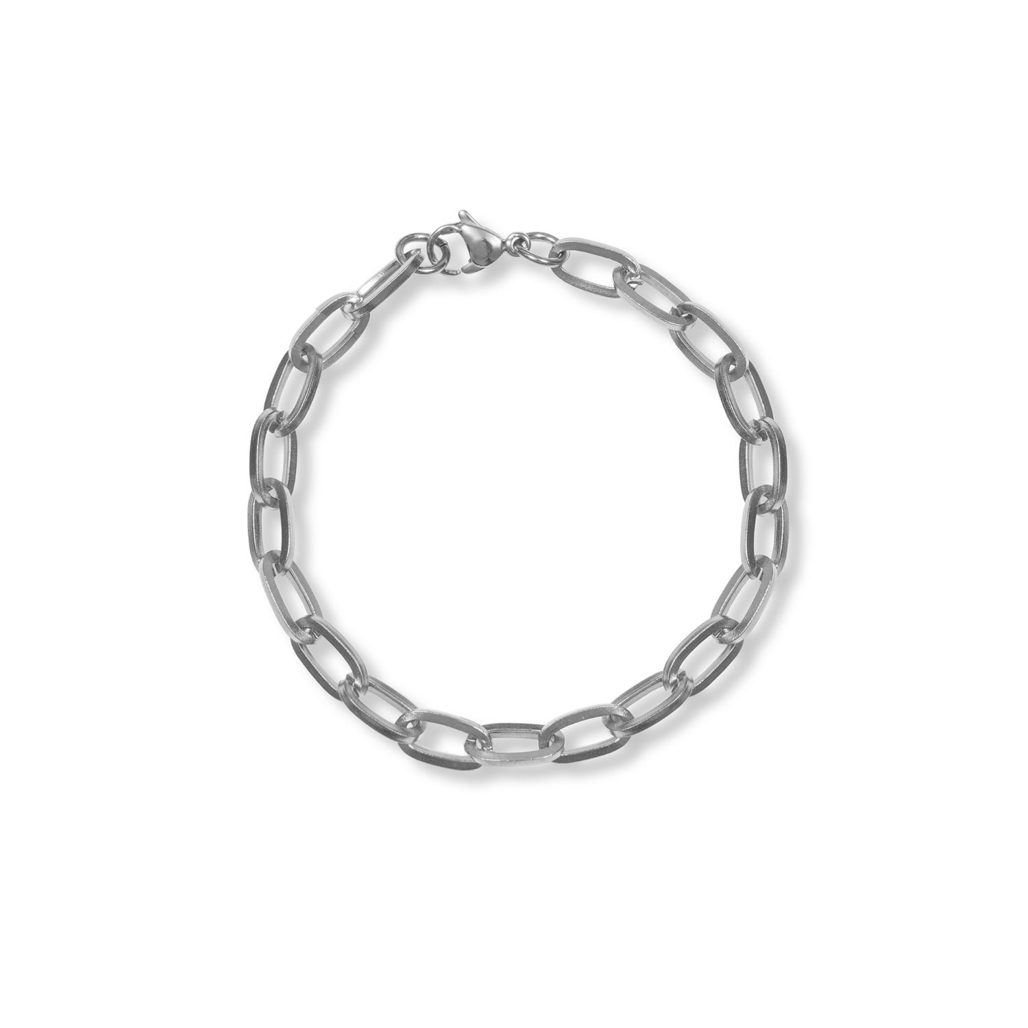 Shop A Weathered Penny Women's Silver Chunky Cable Chain Bracelet