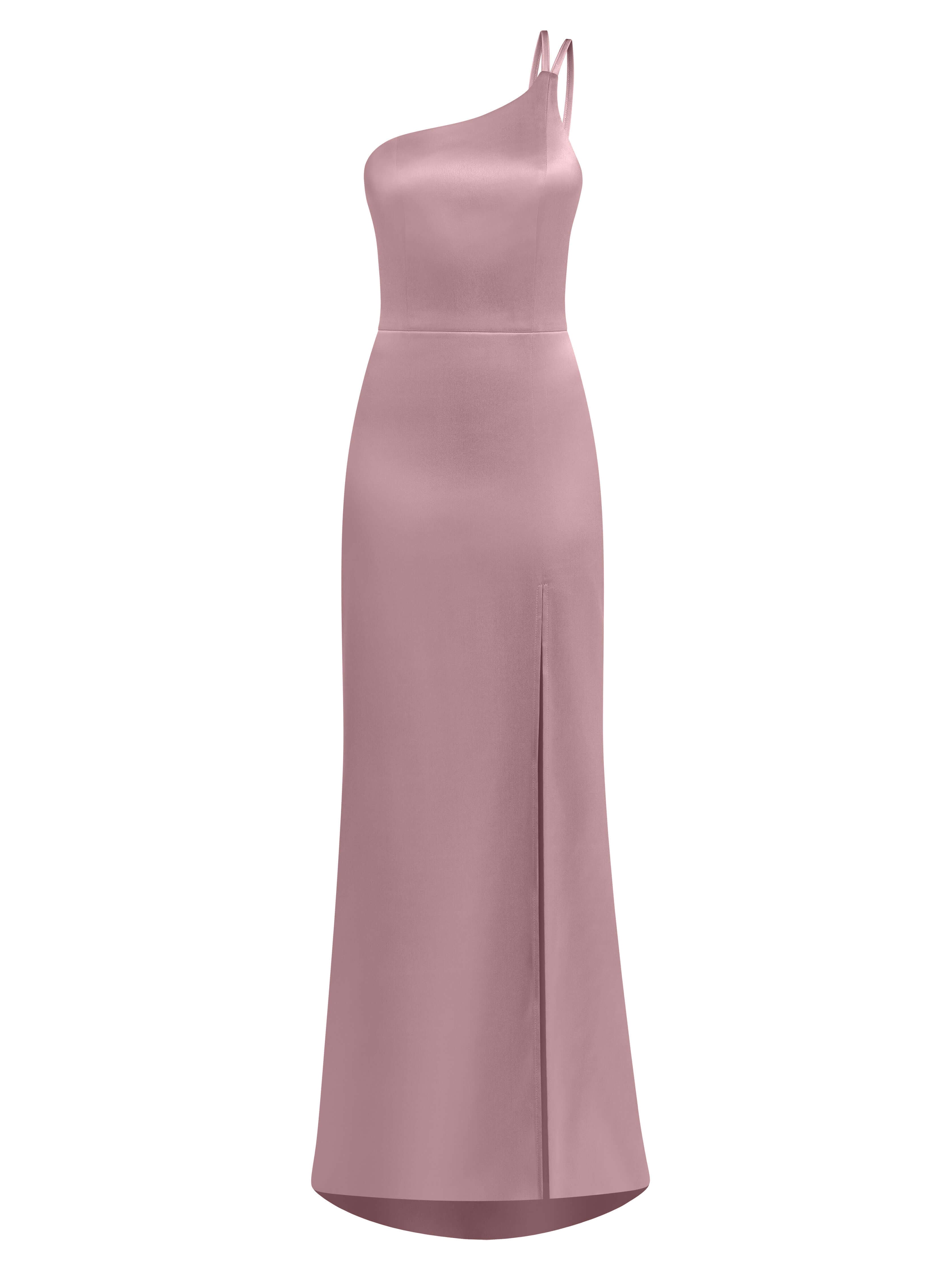Tia Dorraine Women's Pink / Purple Goddess Of Love Long Gown, Soft Pink In Pink/purple