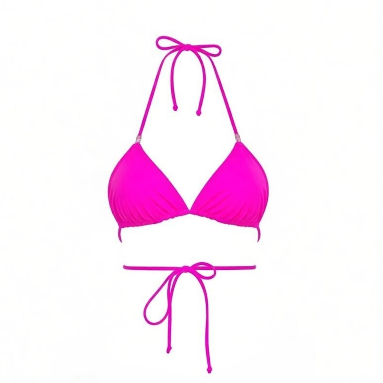 Women's Soninha Convertible Bikini Top - Electric Pink | Medium | Brasini Swimwear