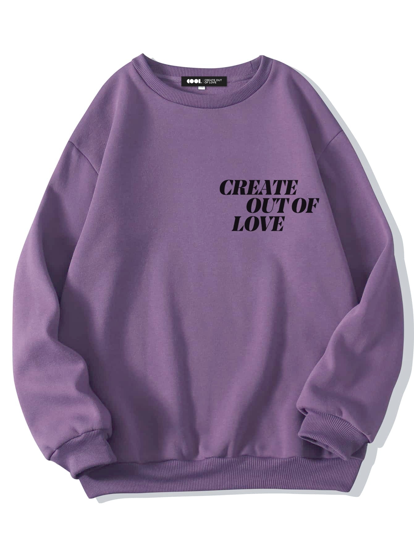 Women’s Pink / Purple Purple Deconstruct Print Crewneck Sweatshirt Small Cool Creative