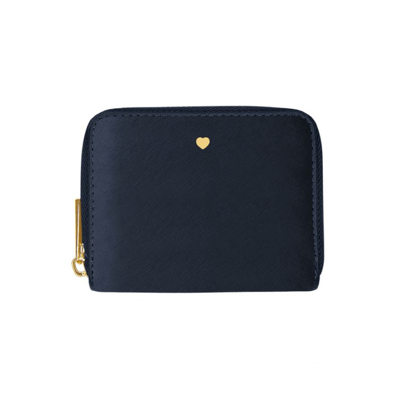 Women’s Blue Carson Vegan Leather Purse - Navy One Size Jlr London