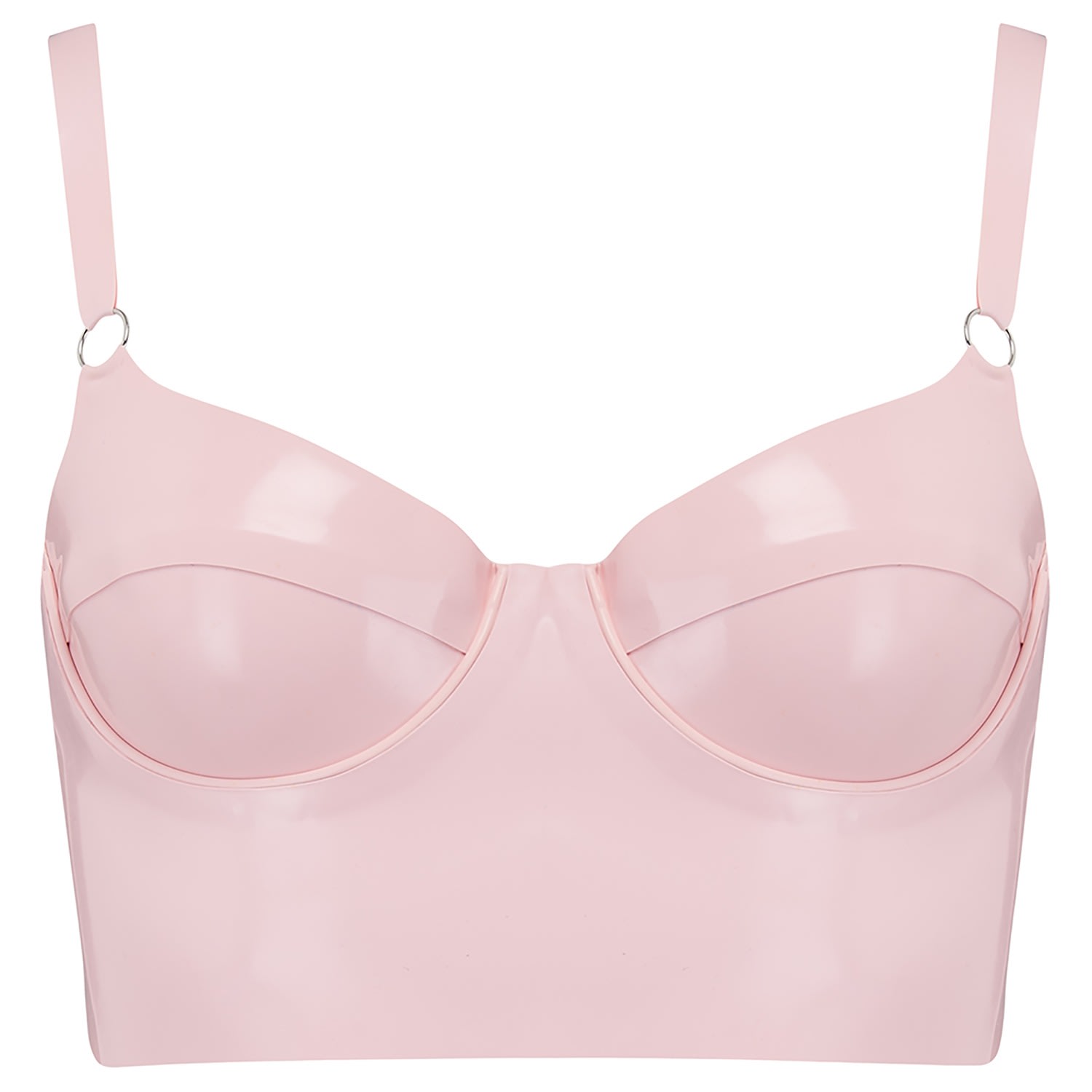 Elissa Poppy Women's Pink / Purple Latex Full Cup Bra - Pink In Pink/purple