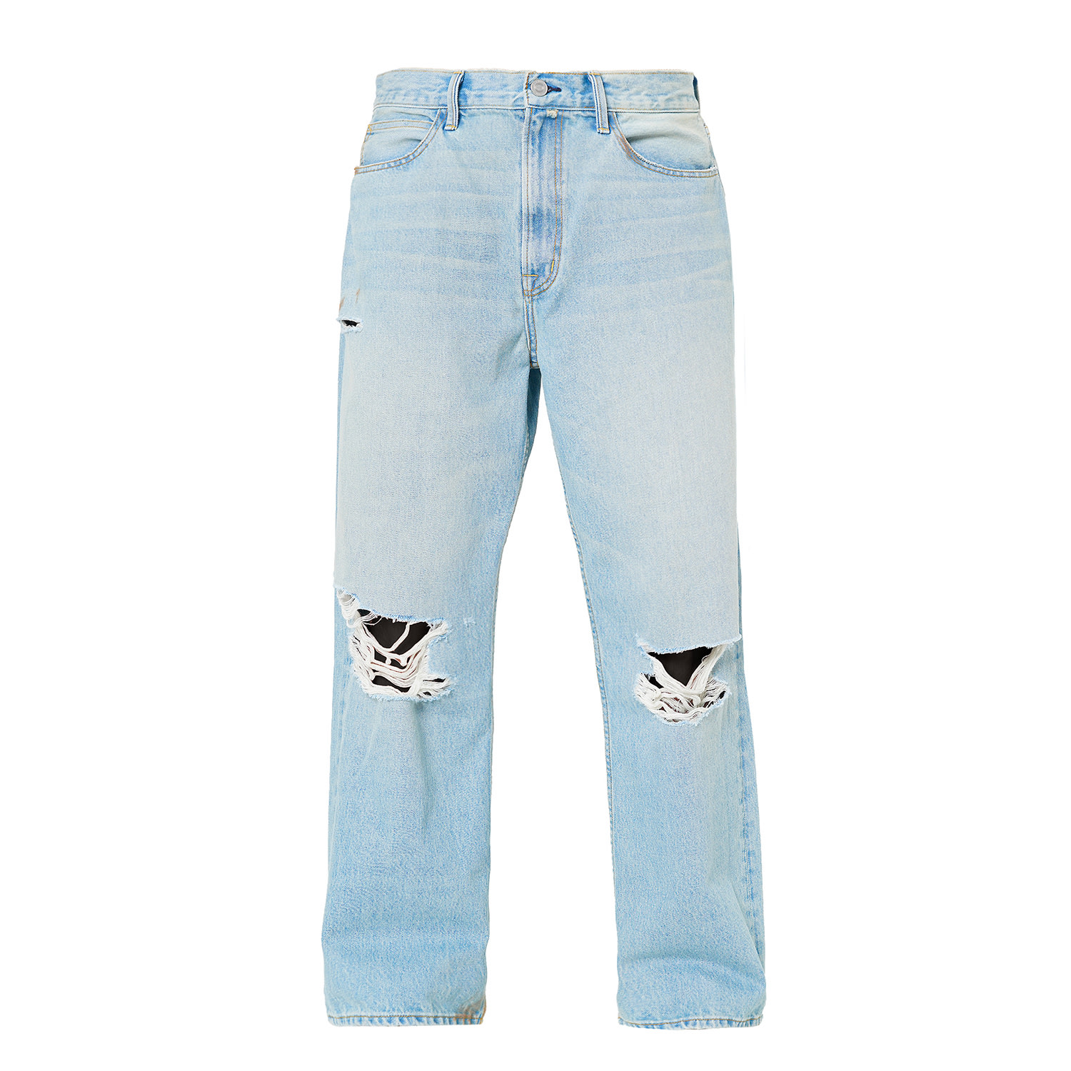 Noend Denim Blue Noend Men's Slouch Loose Jeans In Sunset