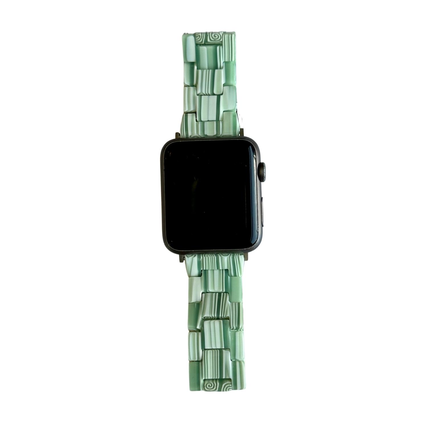 Closet Rehab Women's Green Apple Watch Band In Sage