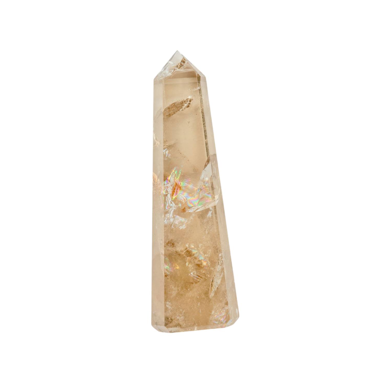 Lemuria Store Yellow / Orange Citrine Quartz Point Medium In Yellow/orange