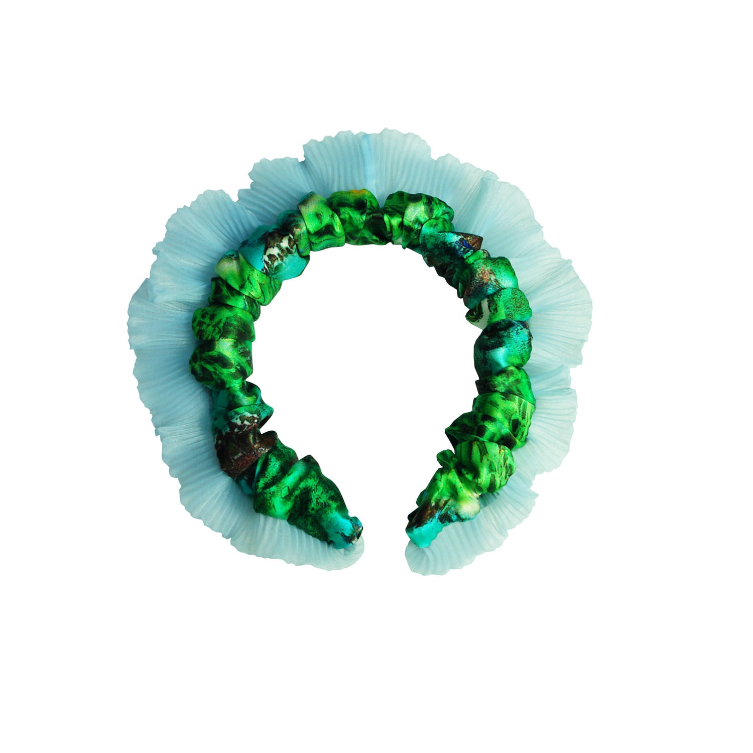 Women's Mot Mot Headband In Green Colour | One Size | Tramp in Disguise