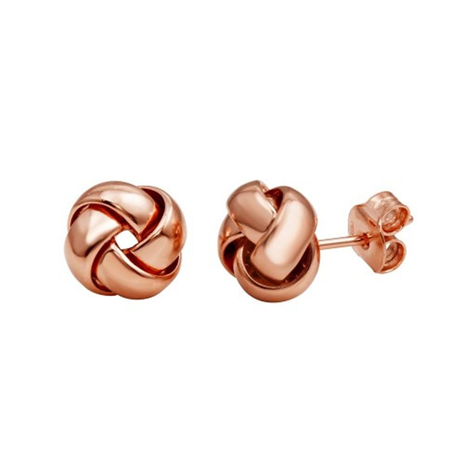 Women’s Rose Gold Love Knot Earrings In Rose Tone Cosanuova