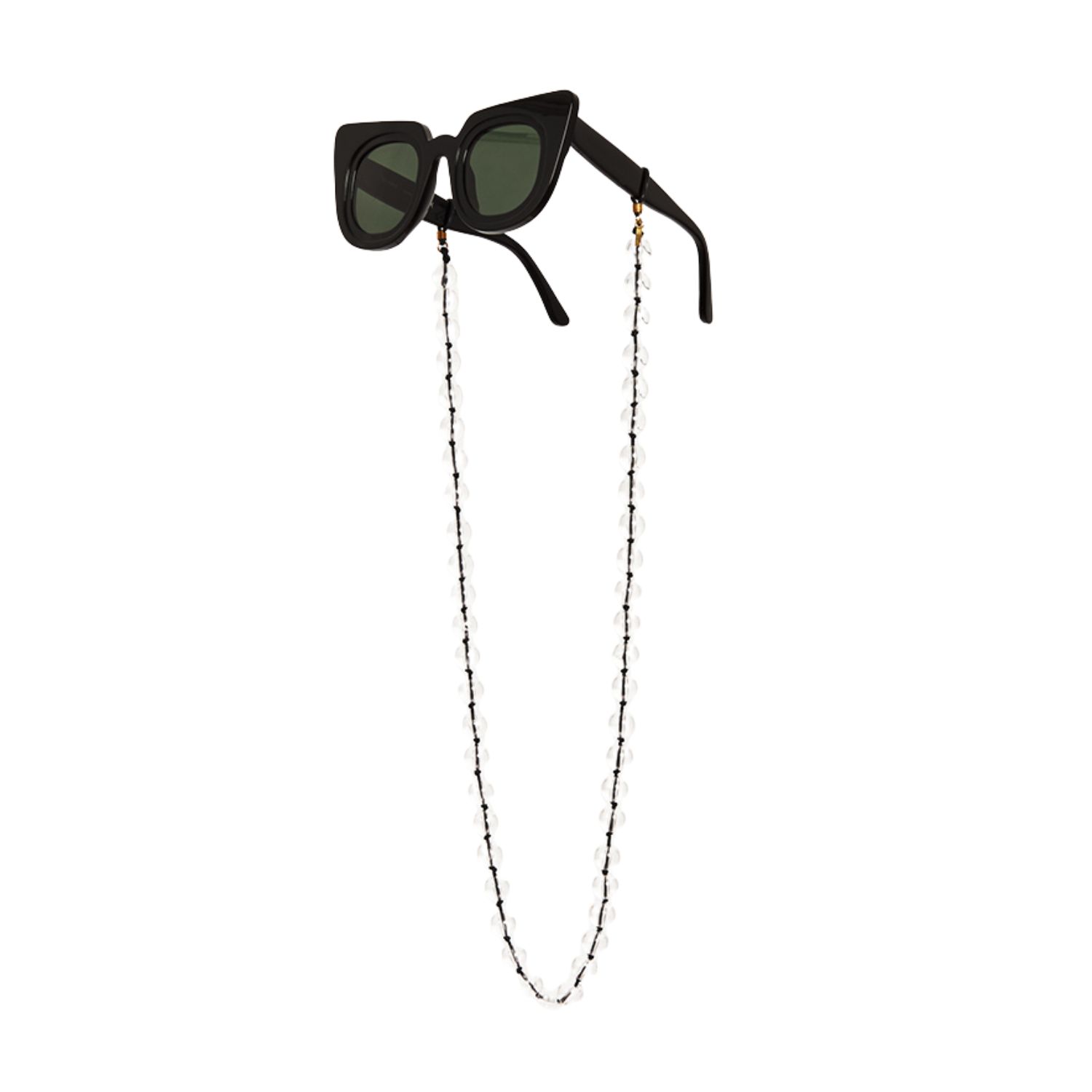 The Rose Women's Neutrals Transparent Glasses Chain In Yellow