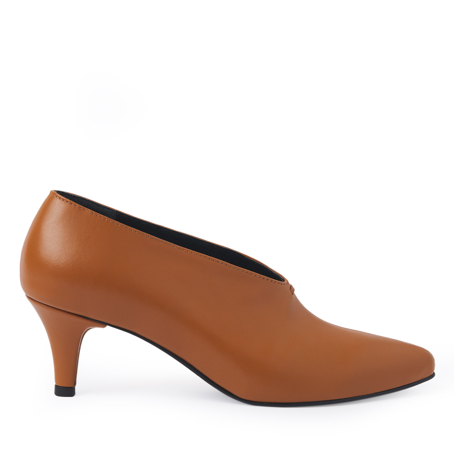 Traces Of Heels Women's Brown Interstellar Pumps In Camel Nappa Leather
