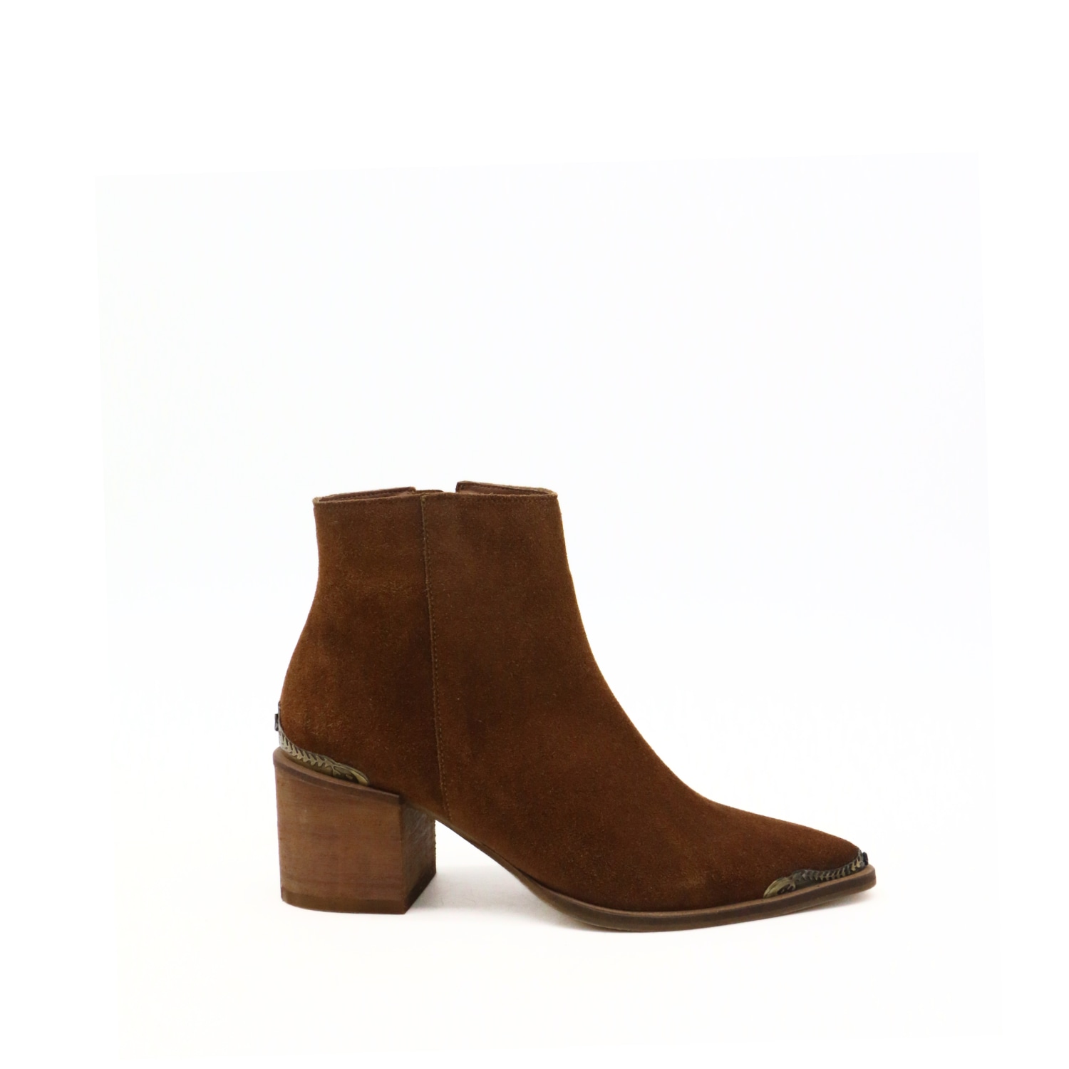 Women’s Brown Burningman Western Inspired Ankle Boots In Tan Caramel Suede 5 Uk Stivali New York