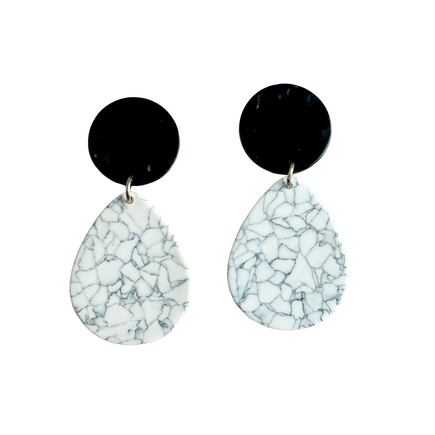 Women’s Black / Grey Teardrop Earrings In Butler Please Closet Rehab