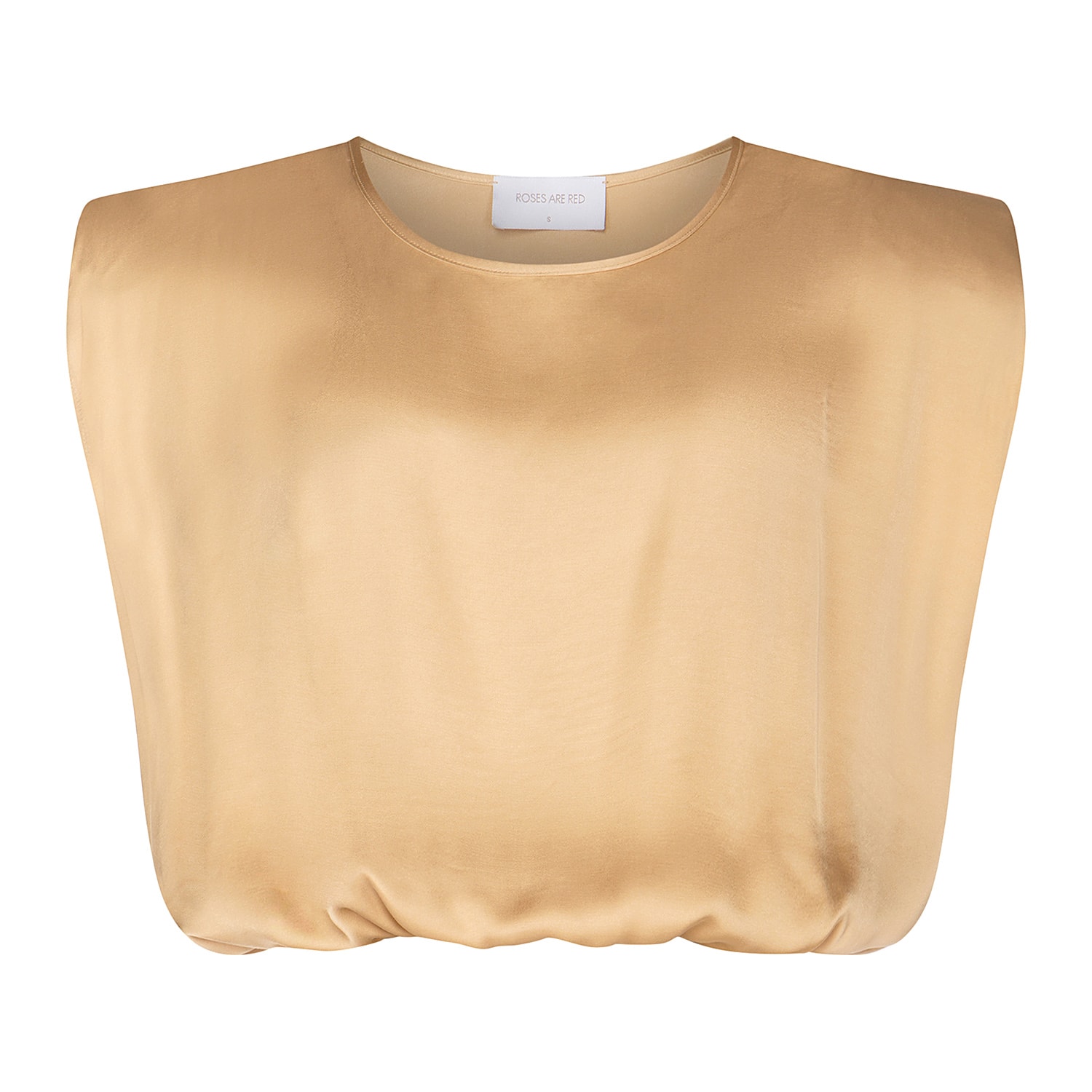 Roses Are Red Women's Neutrals / Gold Claire Top In Golden Beige In Gold