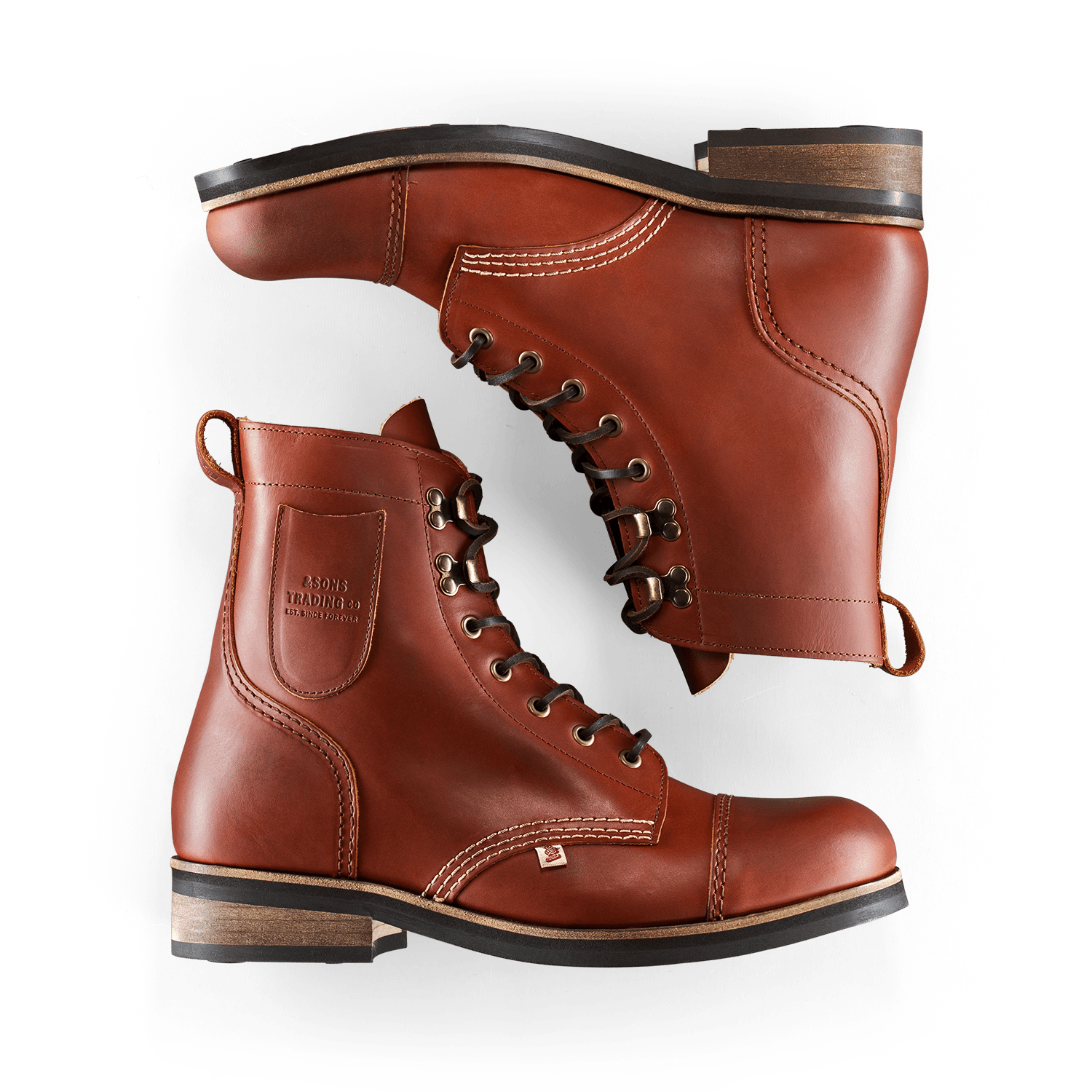 Men’s &Sons The Drover Boot Brown 9 Uk &Sons Trading Co