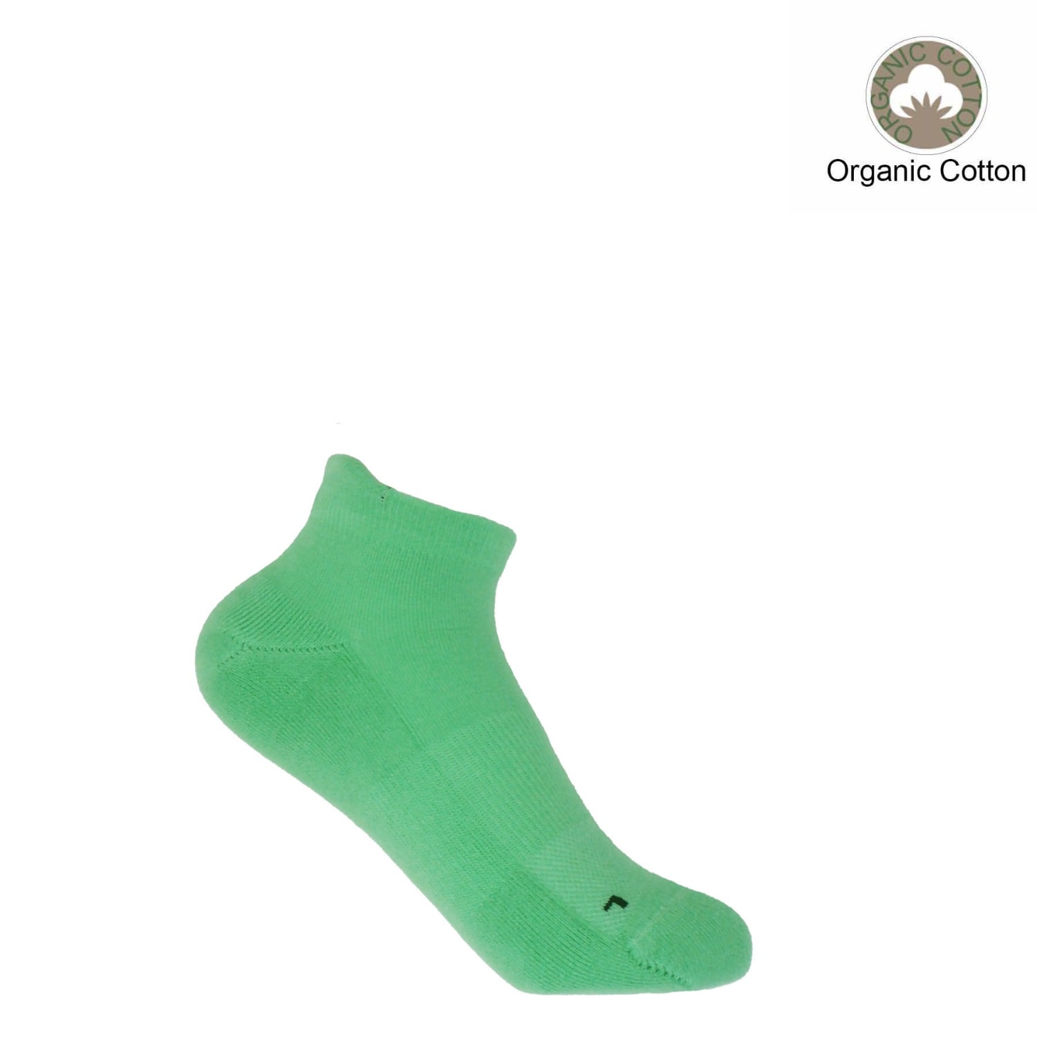 Peper Harow - Made In England Organic Women's Trainer Sport Socks – Green
