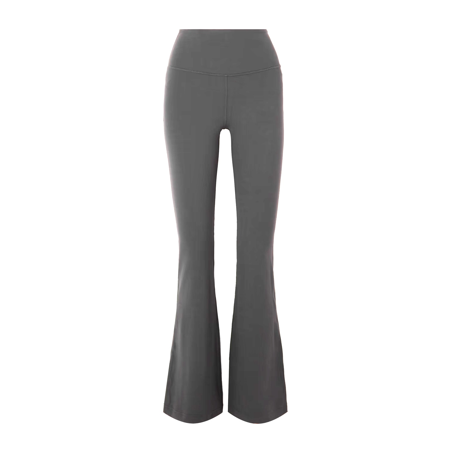 Lezat Women's Vanna Organic Cotton Bootleg Flare Pant - Dark Heather Grey In Gray