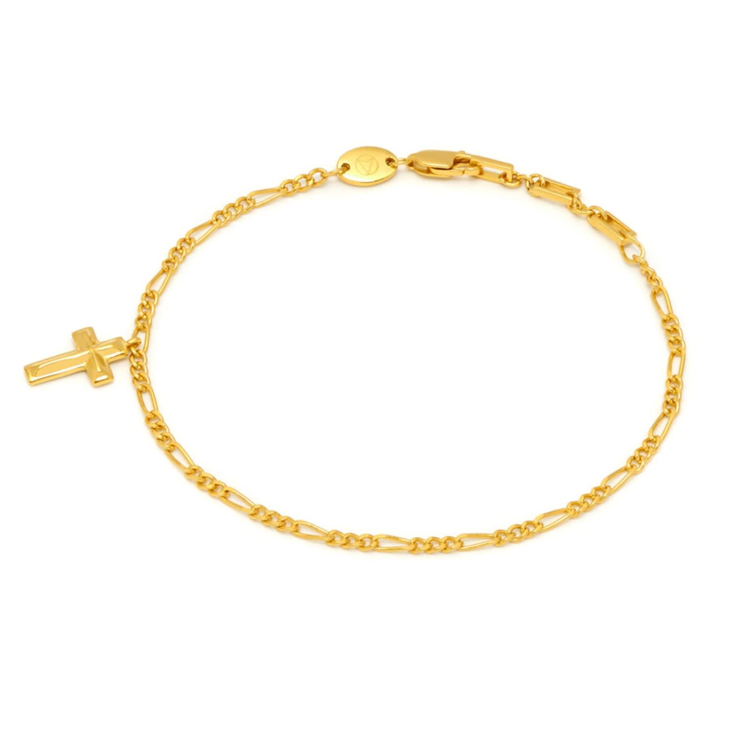 north skull bracelet gold