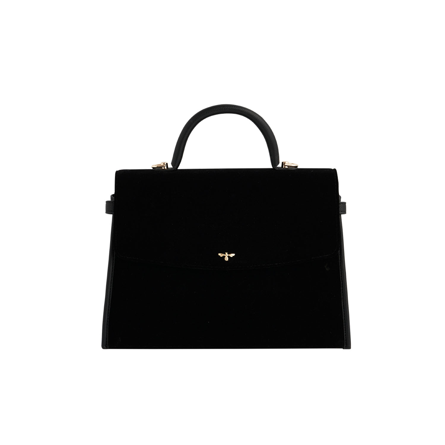 Fable England Women's Black Structured Tote Medium In Black