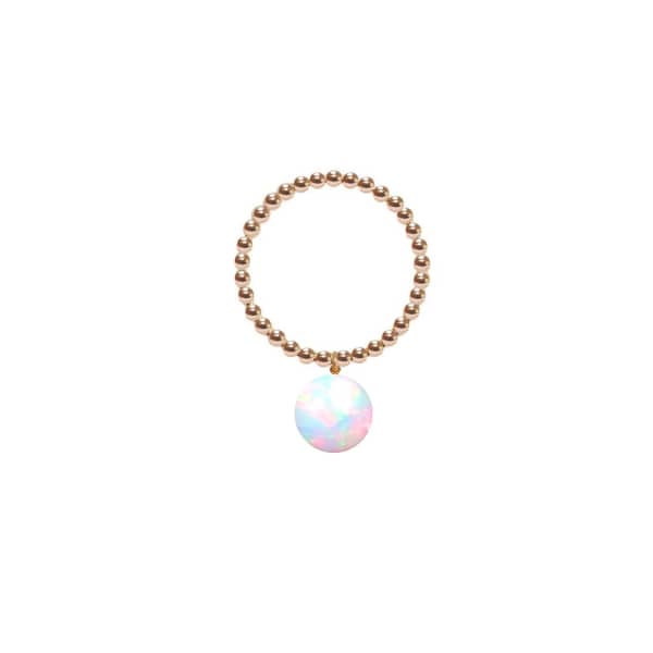 Ora Pearls Gold Orb Ring Opal