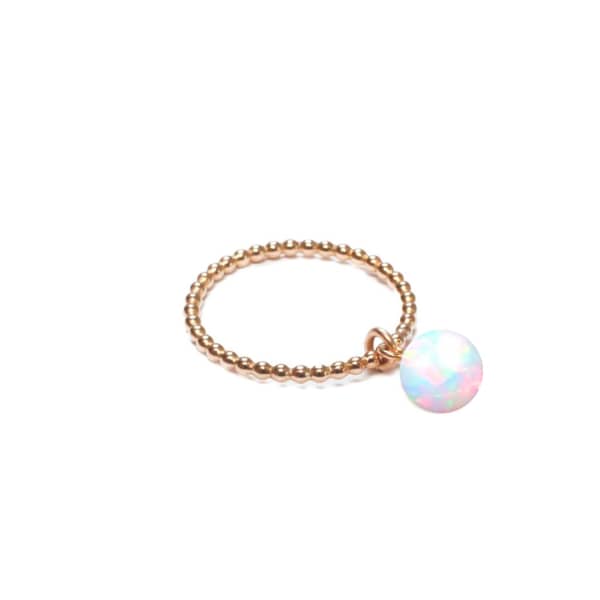 Ora Pearls Gold Orb Ring Opal