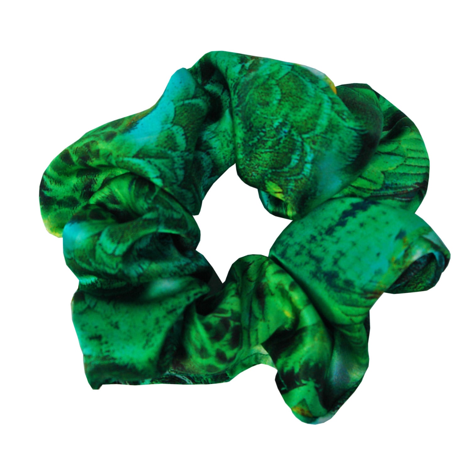 Women's Green Batis Scrunchie | Tramp in Disguise
